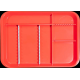 B-Lok Divided Tray (Red)