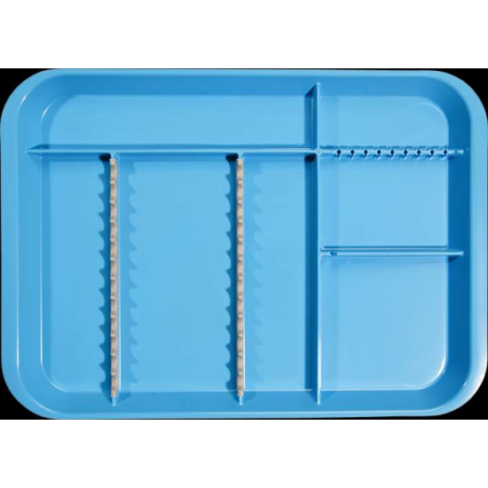 B-Lok Divided Tray (Neon Blue)