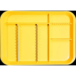 B-Lok Divided Tray (Neon Yellow)