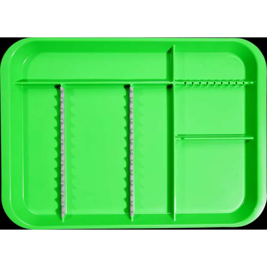 B-Lok Divided Tray (Neon Green)