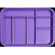 B-Lok Divided Tray (Neon Purple)