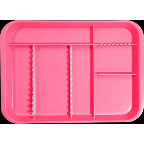 B-Lok Divided Tray (Neon Pink)