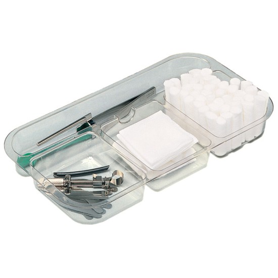 Divided Slide Tray for Procedure Tub