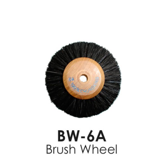 Brush Wheels with Wooden Center #6C/B12 - Dozen