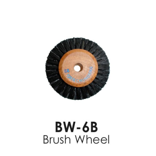 Brush Wheels with Wooden Center #6B/B20 - Dozen