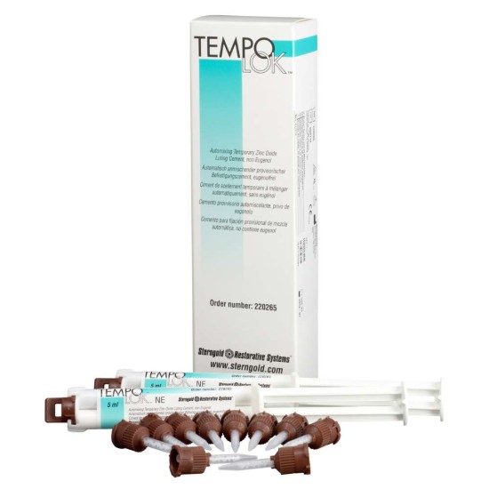 TEMPO LOK NE CEMENT 2X5ML SYRINGE, 20 MIXING TIPS