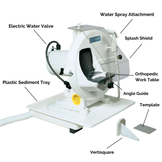 White plastic sediment tray. Fits most model trimmers