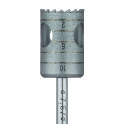 Surgery, Stainless Steel Bur, Trephine, ID 7.5mm, 7.5mm RAL