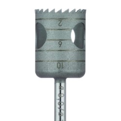 Surgery, Stainless Steel Bur, Trephine, ID 9.0mm, 9.0mm RAL