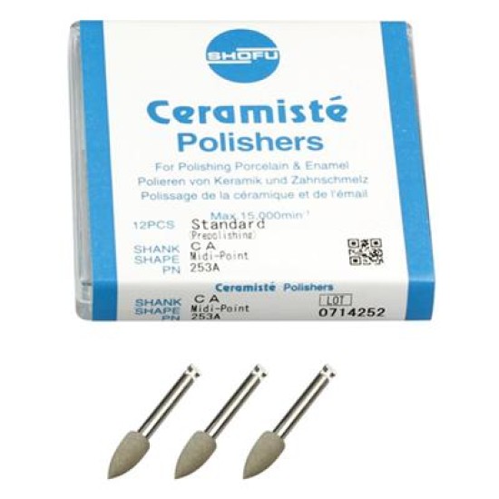 Ceramiste Polisher CA Standard Midi Point 12/pk