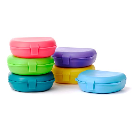 RETAINER BOX 12/PK ASSORTED  1" Deep