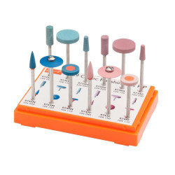 CEREC Polishing Kit, All HP, Machining and Polishing High-Performance Dental Ceramics, CAD / CAM