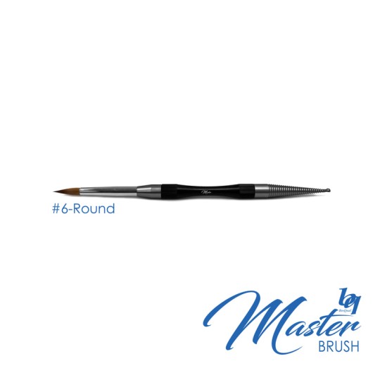 BesQual Master Brush #8 - Round with Natural Kolinsky