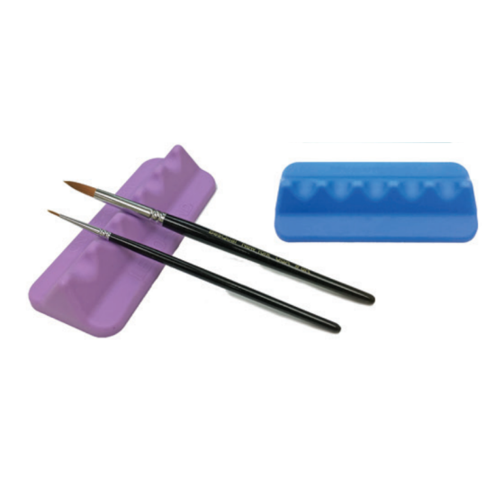 Silicone Brush Stand set of 5pc