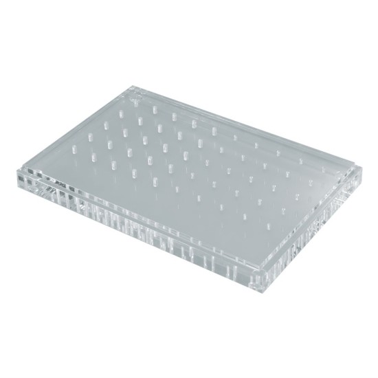 Bur Block, Plexiglass, 25 RA or 25 FG, Non-Sterilizable