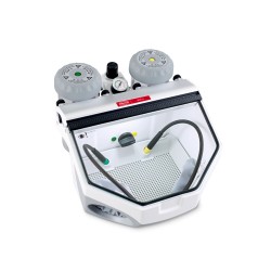 Basic eco, 25-70µm/70-250µm, 120 V Fine sandblasting unit