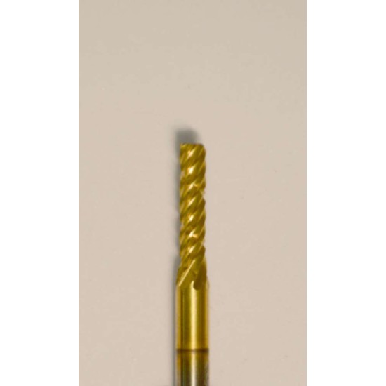 Buffalo Dental Gold Cap Fissure (32P) TNT-Coated Dual Cut Regular HP Carbide Bur