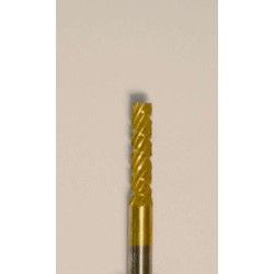 Buffalo Dental Gold Cap X-Small Cylinder (33C) TNT-Coated Dual Cut Regular HP Carbide Bur