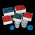 #4092 Clear Plastic Casting Ring 1-1/4" (60 gram) 