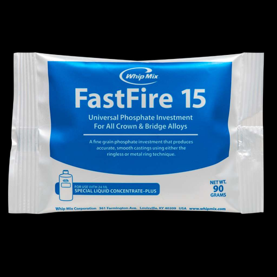 FastFire 15 Casting Investment Fine Grain Phosphate 100/Bx 90g