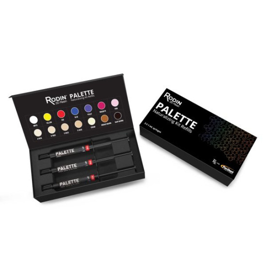 Rodin Palette Refill, Black Light Cure Acrylic