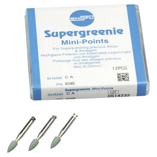 Supergreenie Polisher CA Mini Point12/pk