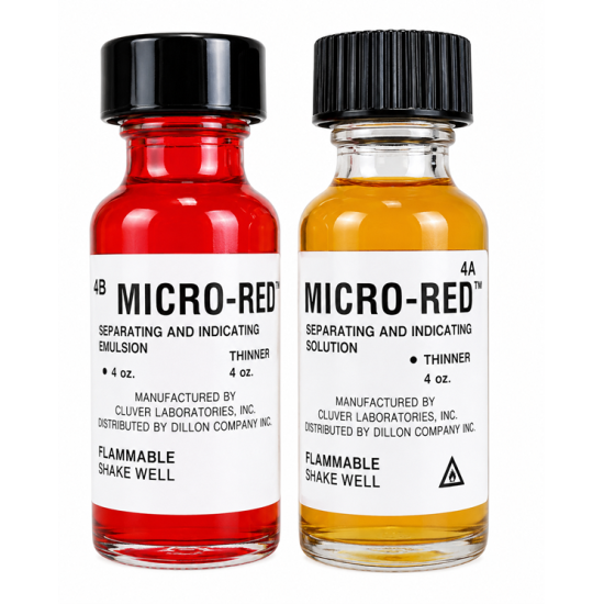 MICRO-RED INDICATING LIQUID KIT (1/2 OZ. EMULSION WITH 1/2 OZ. THINNER)