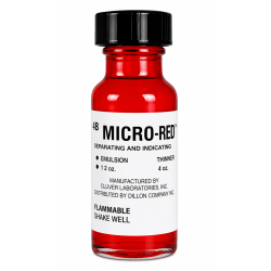 MICRO-RED INDICATING LIQUID, 4 OZ. EMULSION ONLY