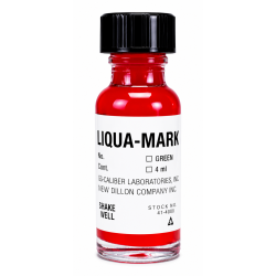 LIQUA-MARK INDICATING LIQUID, RED, 1/2 OZ.