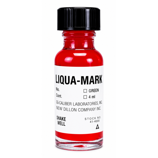 LIQUA-MARK INDICATING LIQUID, RED, 1/2 OZ.