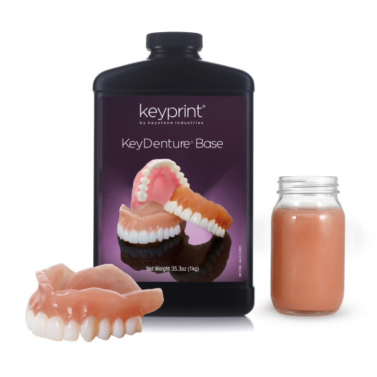KeyDenture® Base by KeyPrint Original Light Reddish Pink 1Kg