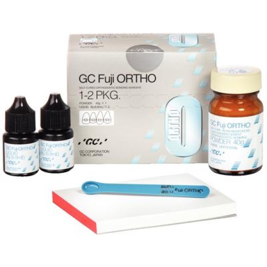 GC Fuji Ortho SC 1/2, Std Pkg 40gm Powder & 2-6.7ml Liquid