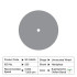 SuperGreenie Rubber Wheels Unmounted 7/8" 12/Bx