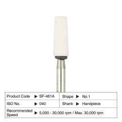 Lab Series Aluminum Oxide Mounted Points #1 White HP 12/Bx