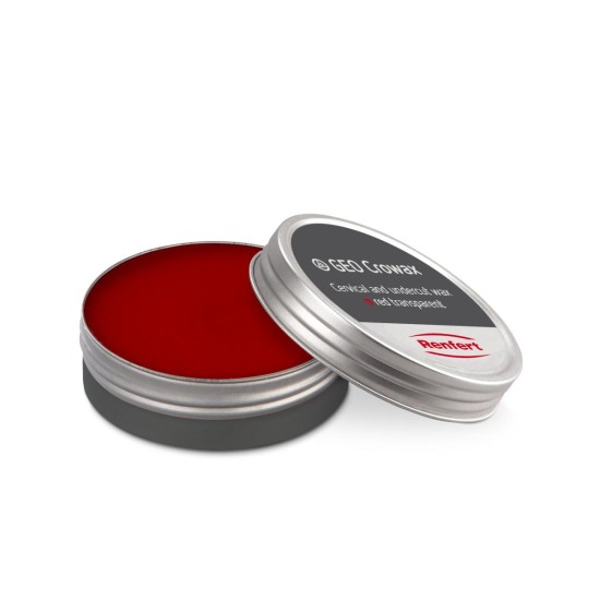 GEO Crowax Cervical and undercut wax, red-transparent 80g