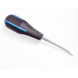 Luxator Forte F32C, 3,2 mm, curved blade, blue 1 pc