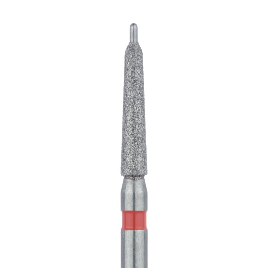 Diamond Bur, Tapered Guide Pin Diamond Bur, 1.6mm Fine