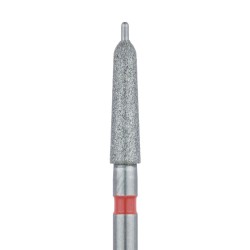 Diamond Bur, Tapered Guide Pin Diamond Bur, 2.0mm Fine