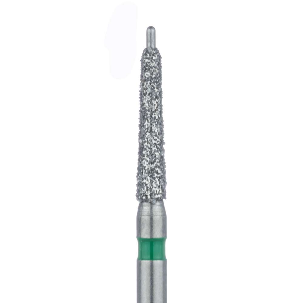 508G016FG Diamond Bur, Tapered Guide Pin Diamond Bur, 1.6mm