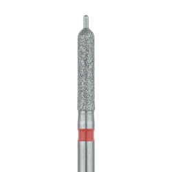 Diamond Bur, Straight Round, Guide Pin Diamond Bur, 1.6mm Fine