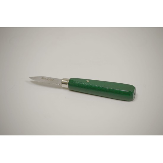 Buffalo Knives No. 6 Knife w/ Green Line Handle, 1 1/2