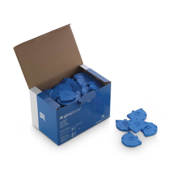 Giroform Classic L base plates, blue 100/box