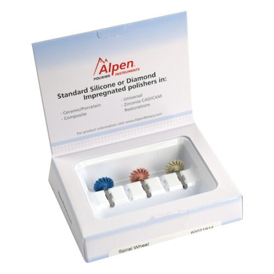 Alpen Polishing Instruments ShapeGuard Ceramic Assorted Pack, 3 pcs