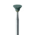 Abrasive, Green 7.0mm Inverted Cone HP