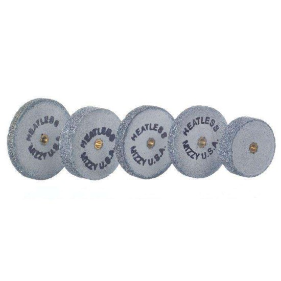 Mizzy Heatless Wheels Regular Grit #7 3/16" x 3/4" (4.8 x 19 mm) 50/pkg