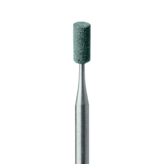 Abrasive, Green Long Cylinder, Medium, 2.5mm HP /5PK