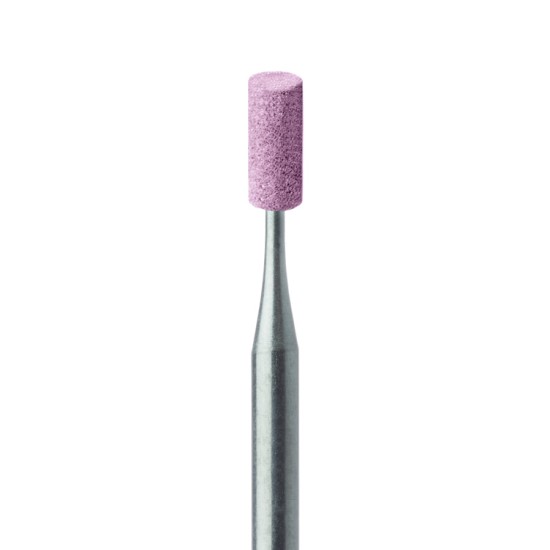 Abrasive, Pink Long Cylinder, Medium, 2.5mm HP