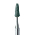 Abrasive, Green Flat End Taper, 2.5mm RA /5PK
