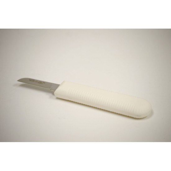 Buffalo No. 7A Autoclavable Knife w/ White Handle, 1 1/2" Blade