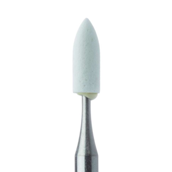 Abrasive, Extra Fine, White Nose Cone, 2.5mm RA 5PK